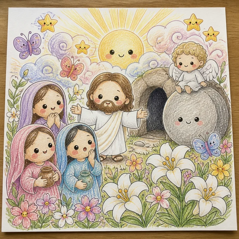 Bible doodling page example 8